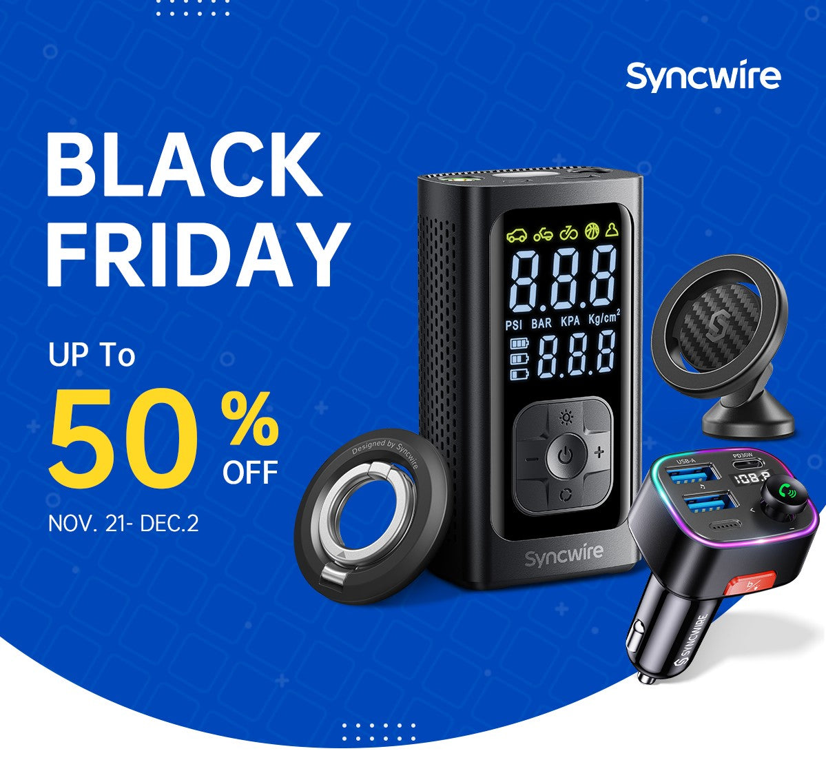 Black Friday Big Sale: Get the Ultimate Tire Inflator for Just $39.99!